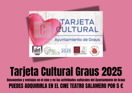 Imagen Tarjeta Cultural Graus 2025