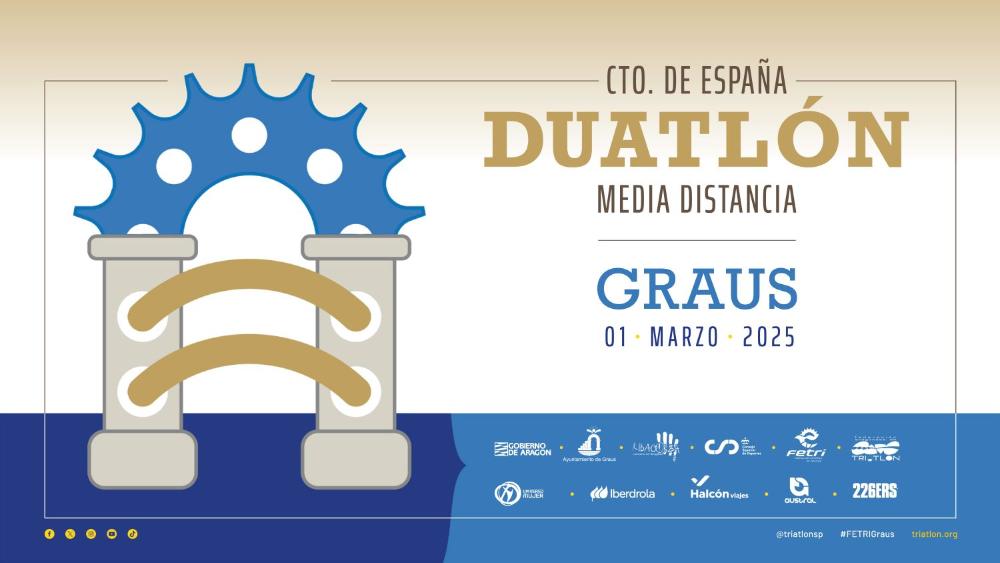 Imagen Los títulos nacionales de Duatlón Media Distancia se ponen en juego en Graus el próximo sábado 1 de marzo