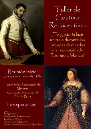 Imagen Taller de costura renacentista