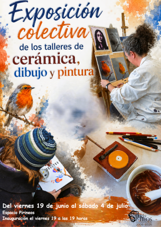 Imagen Exposición colectiva de los talleres de cerámica, dibujo y pintura