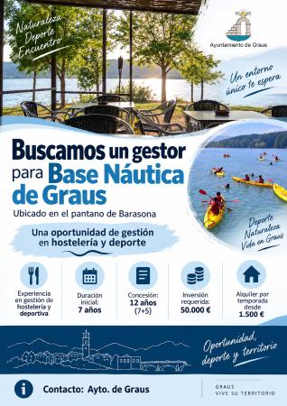 Imagen Licitación de la gestión de la Base Náutica de Graus