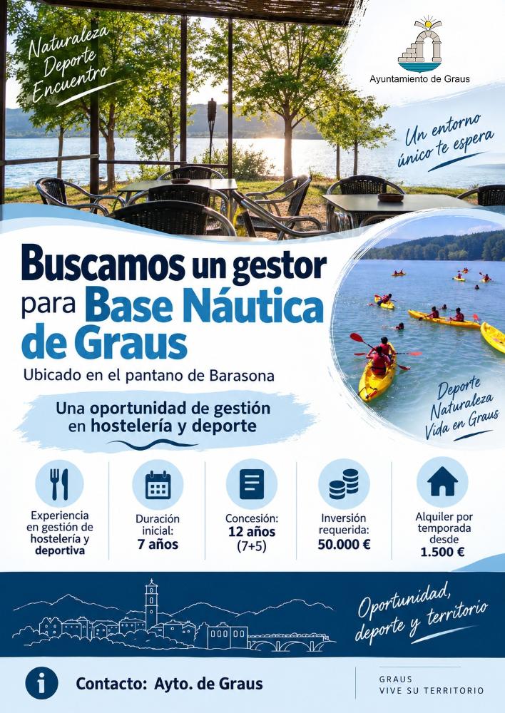 Imagen Licitación de la gestión de la Base Náutica de Graus
